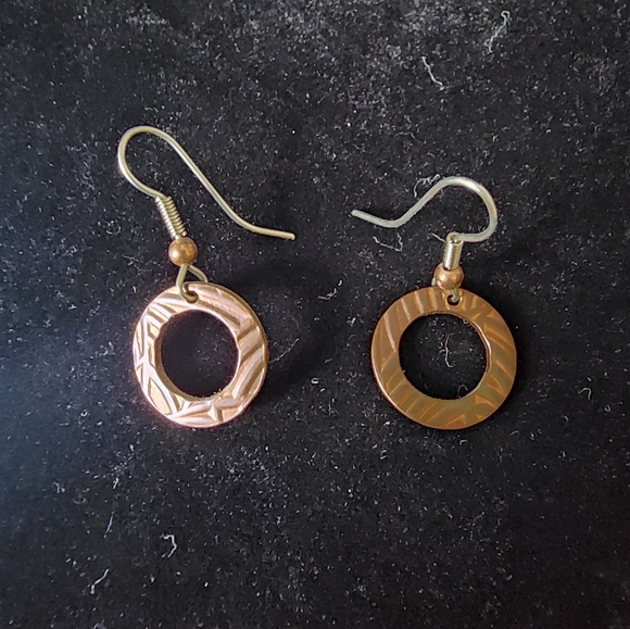 Copper Earrings - Picture 1 of 4